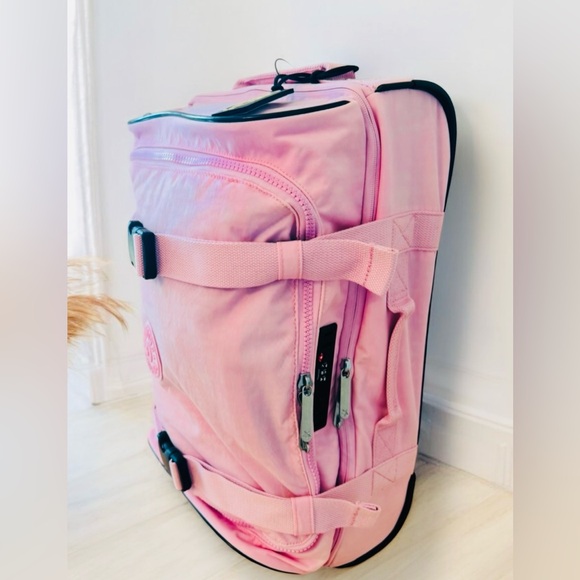 Kipling Handbags - Kipling Aviana Suitcase S Travel Bag Rolling Carry-On Duffle & Luggage Lock Pink